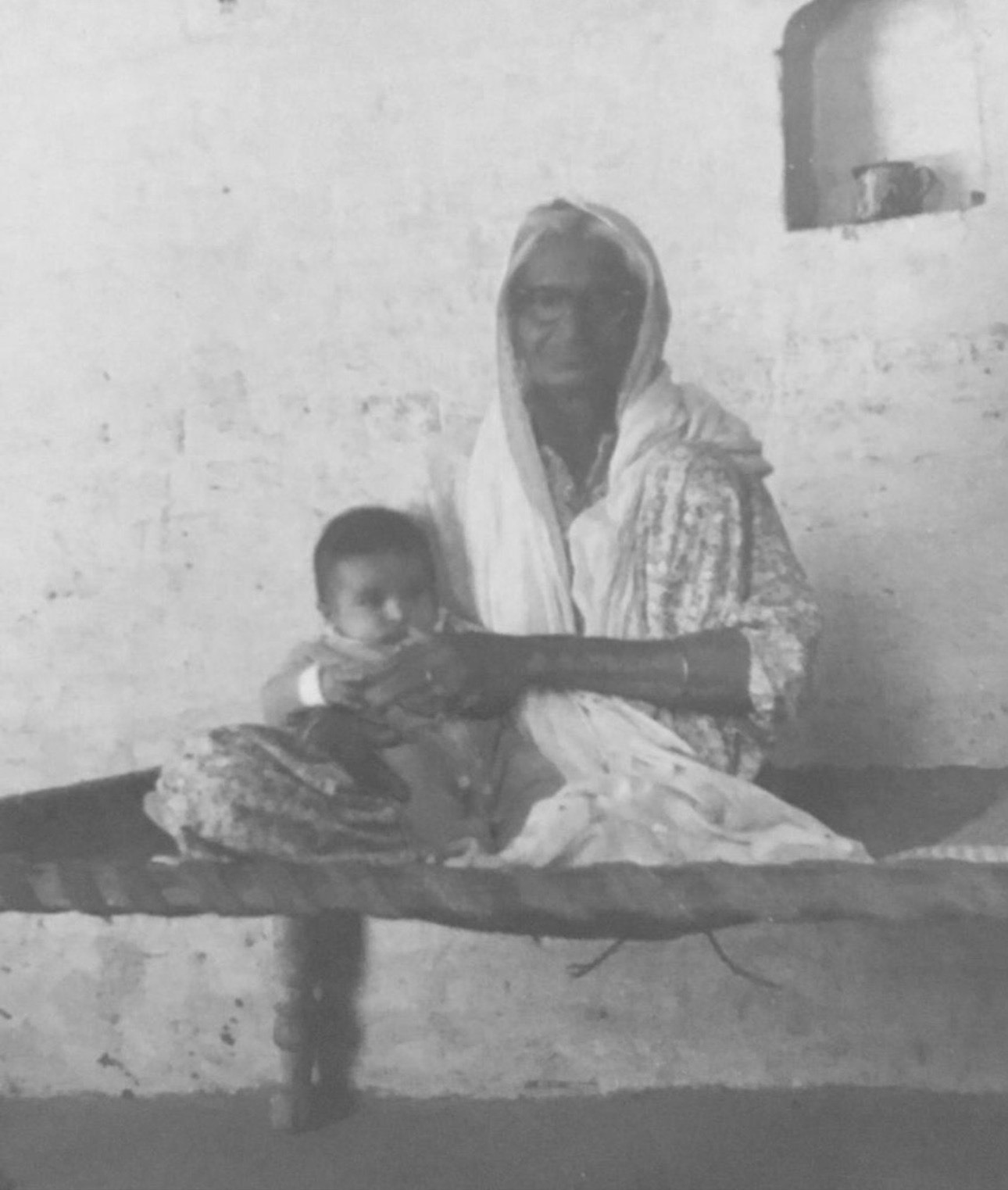 Grandmother and child