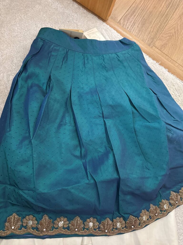 Blue skirt